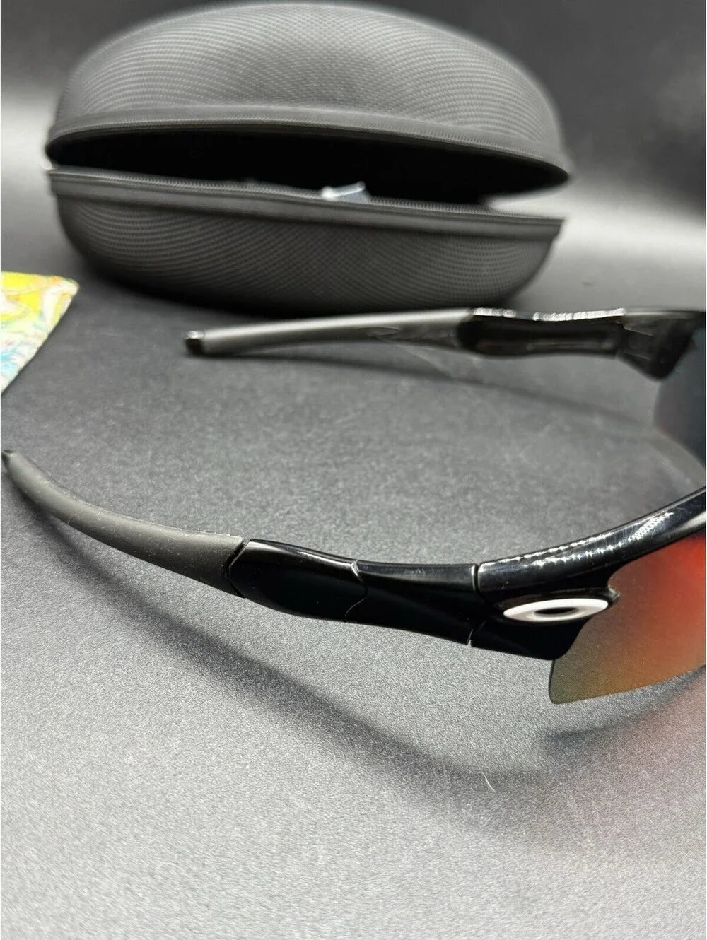 Oakley Radar Path Polished Black/Ruby Iridium Lenses
